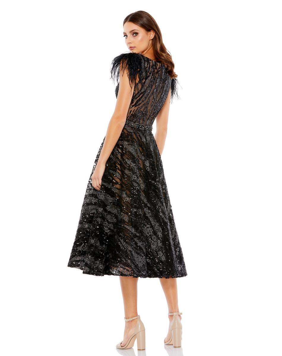 Cocktail by Mac Duggal Dress 79339 - Black Nude