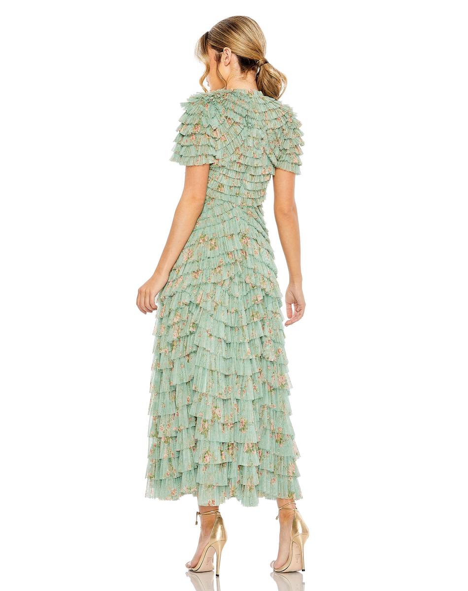 Cocktail by Mac Duggal Dress 8014 - Sage Multi