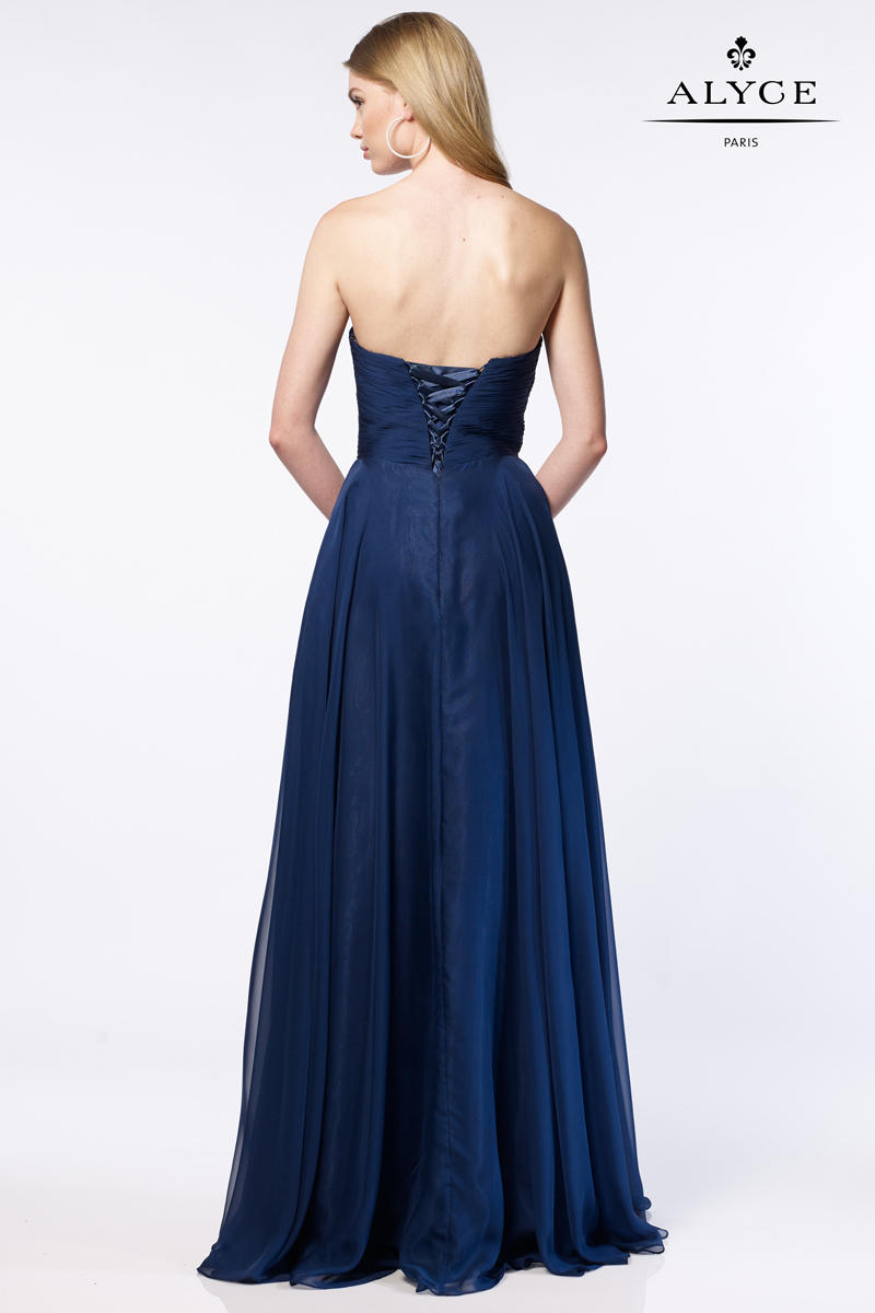 Alyce Prom Dress 8021 - Navy
