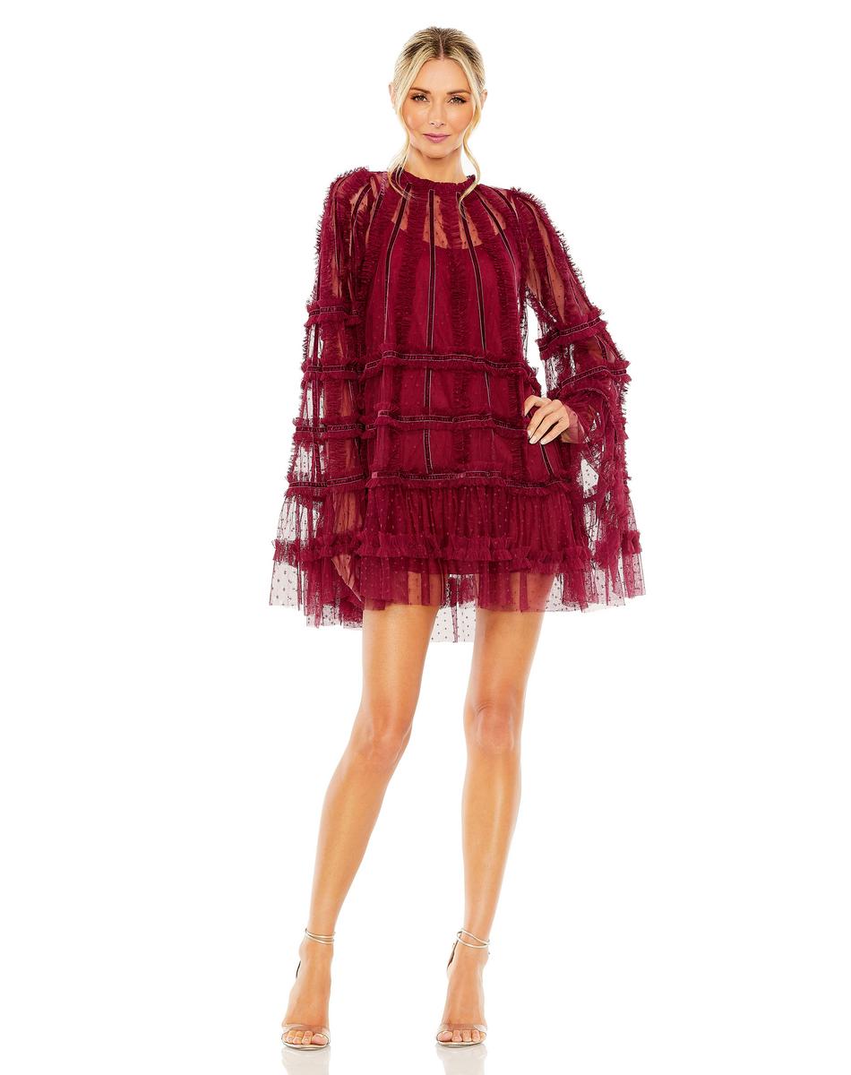 Cocktail by Mac Duggal Dress 8053 - Crimson