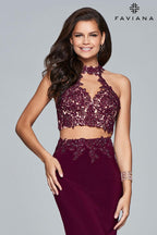 Faviana Dress 8071 - Plum