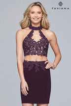 Faviana Dress 8071 - Plum