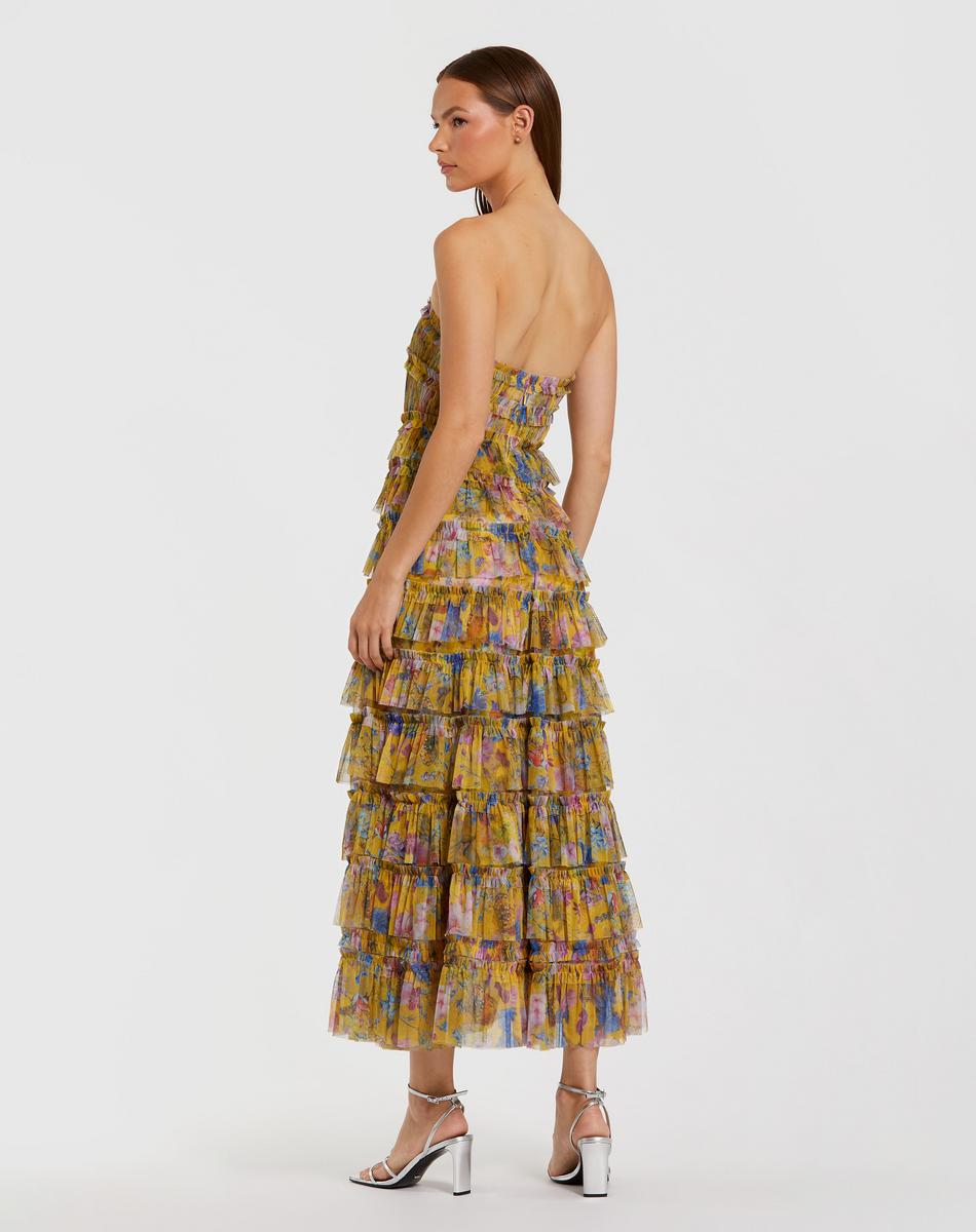 Cocktail by Mac Duggal Dress 8301 - Yellow Multi