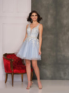 Dave and Johnny Short A8341 - Ice Blue