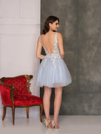 Dave and Johnny Short A8341 - Ice Blue