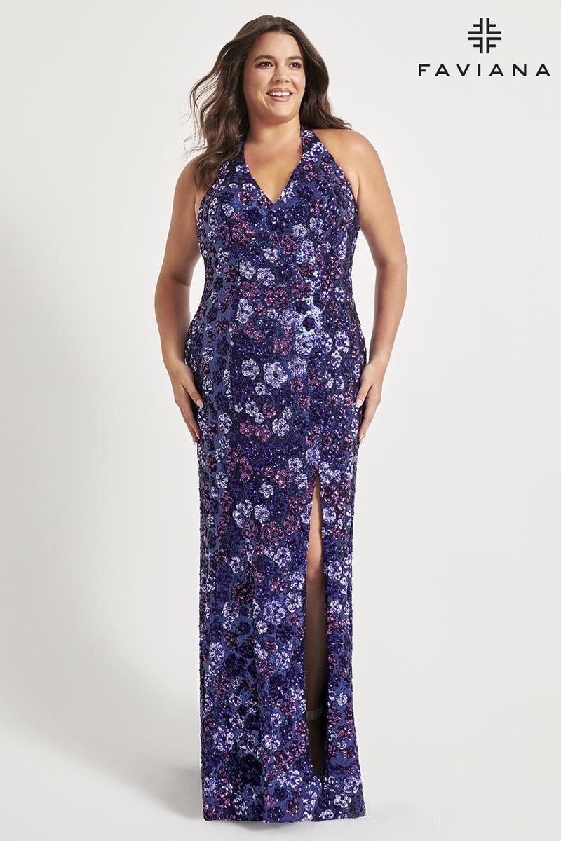 Faviana Plus Sizes Dress 9560