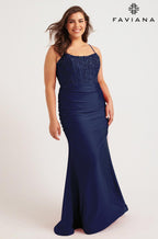 Faviana Plus Sizes Dress 9569 - Default