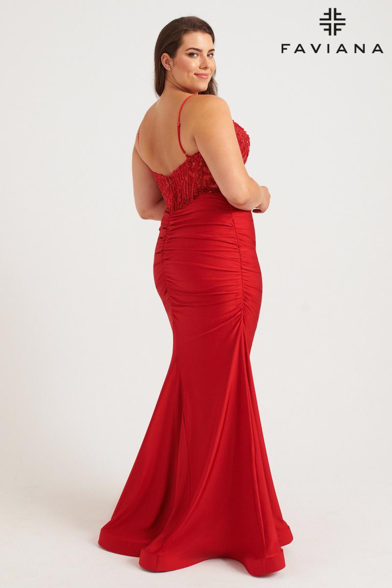 Faviana Plus Sizes Dress 9569 - Default