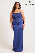 Faviana Plus Sizes Dress 9592 - Default