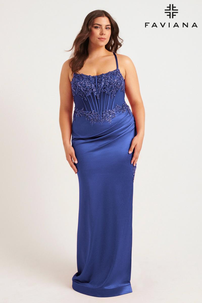 Faviana Plus Sizes Dress 9592 - Default