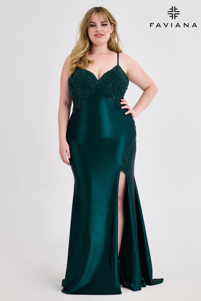 Faviana Plus Sizes Dress 9597 - Default