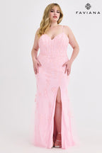 Faviana Plus Sizes Dress 9604 - Default