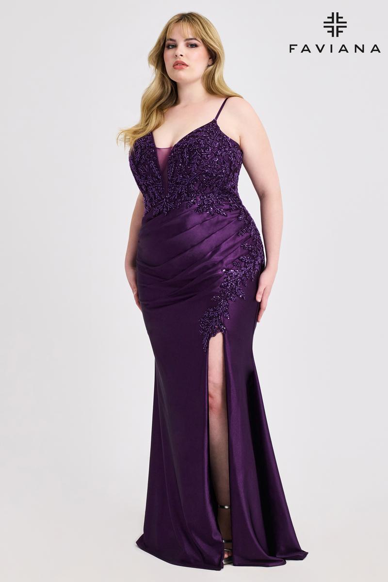 Faviana Plus Sizes Dress 9608 - Default