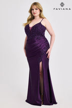 Faviana Plus Sizes Dress 9608 - Default