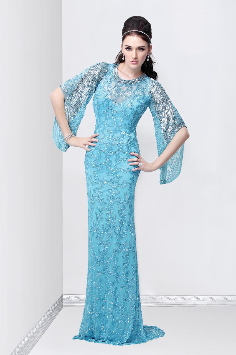 Primavera Evening Dress 9713 - Black