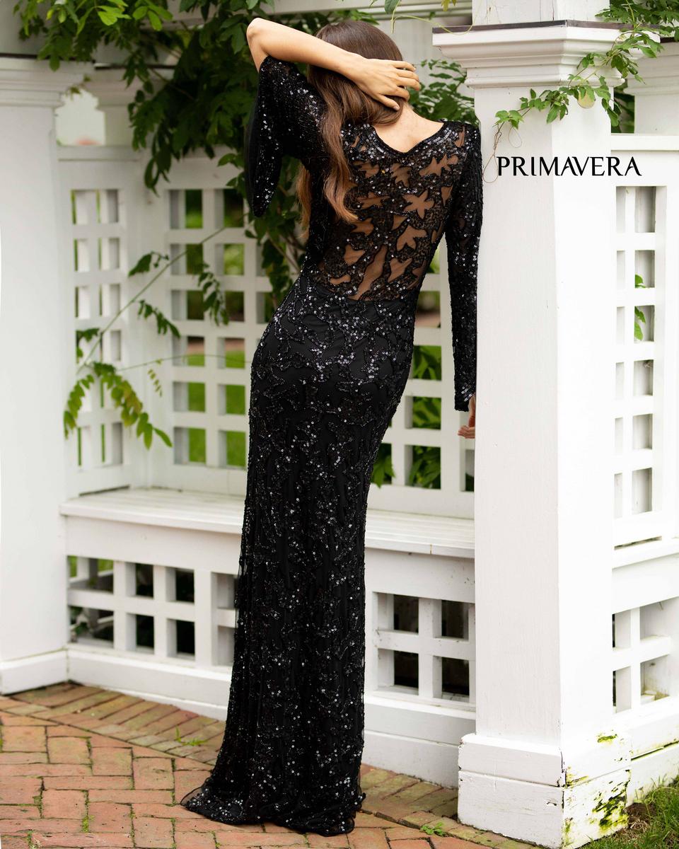 Primavera Evening Dress 9713 - Black