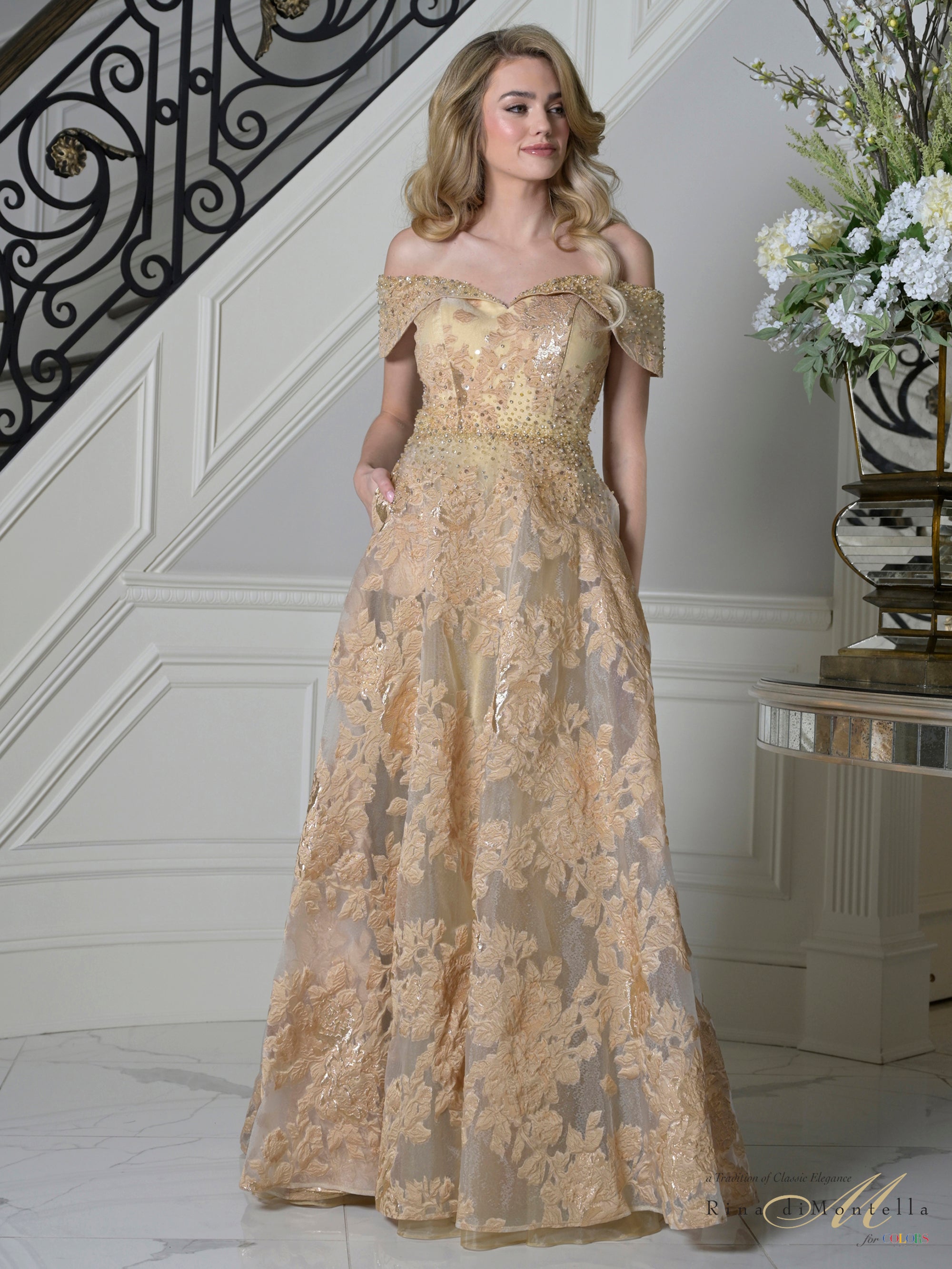 Rina Di Montella by Colors - RD3526 Gold