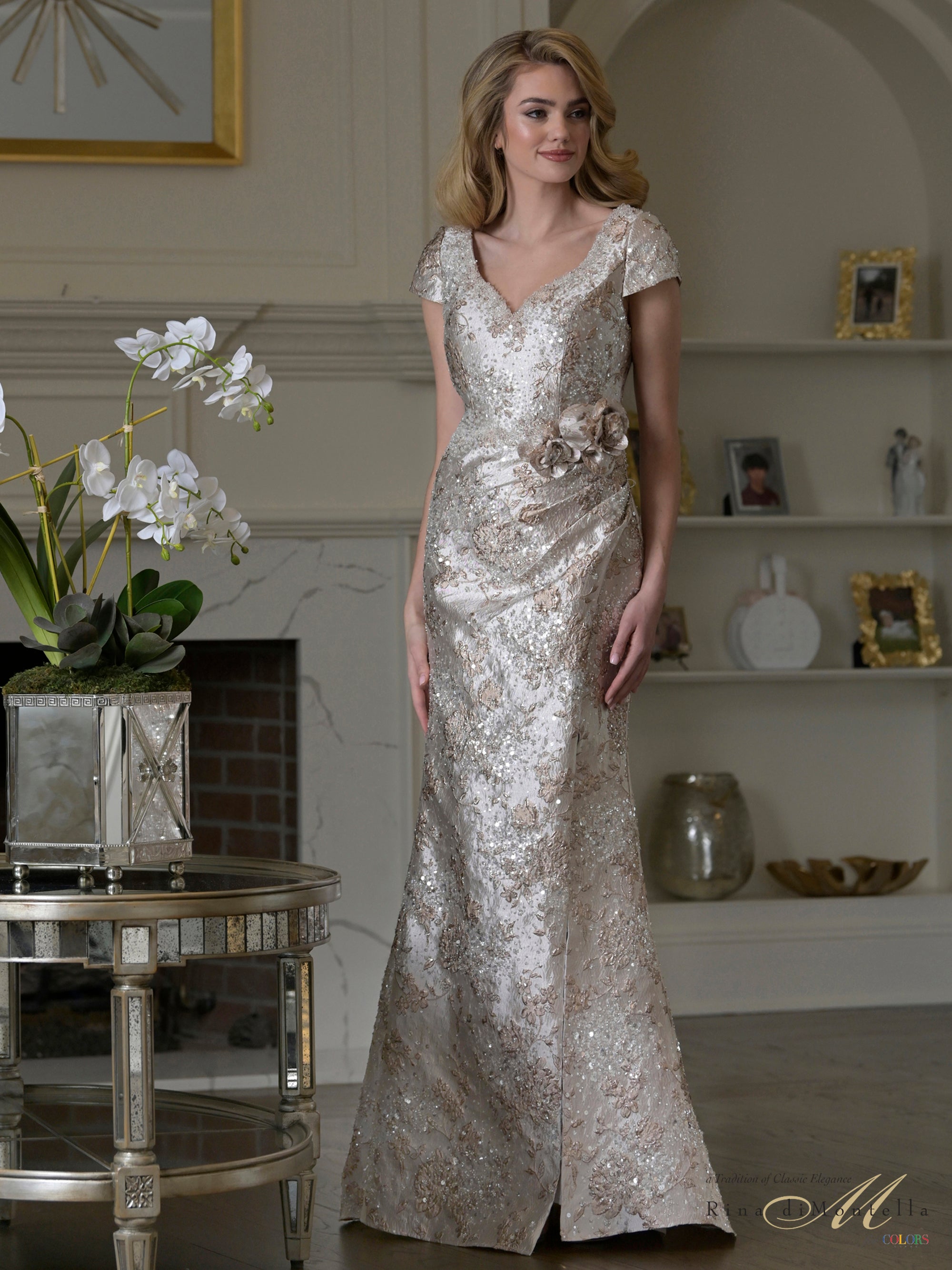 Rina Di Montella by Colors - RD3529 Gold Multi
