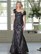 Rina Di Montella by Colors - RD3523 Black Purplei