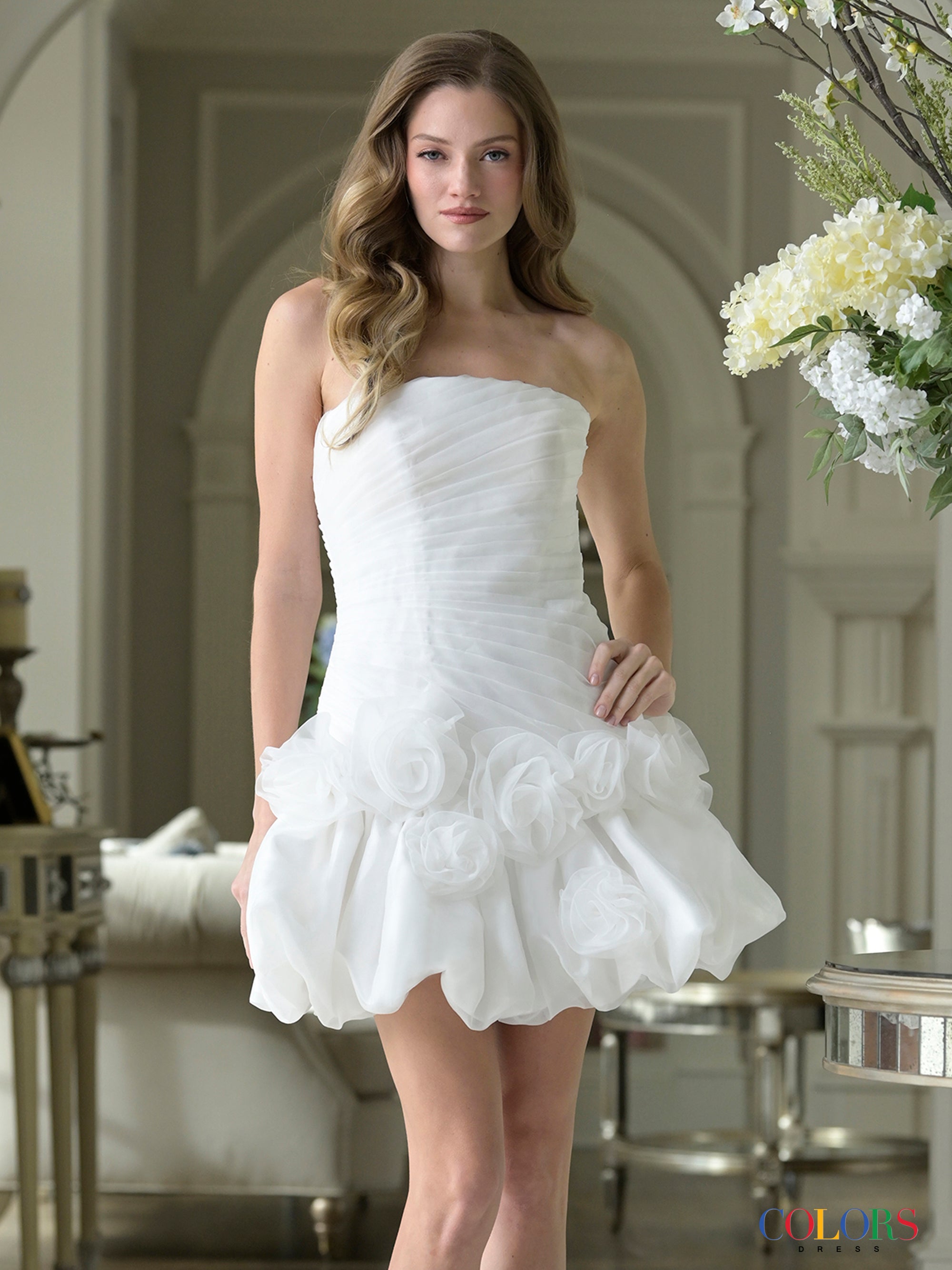 Colors Dress 3671 White