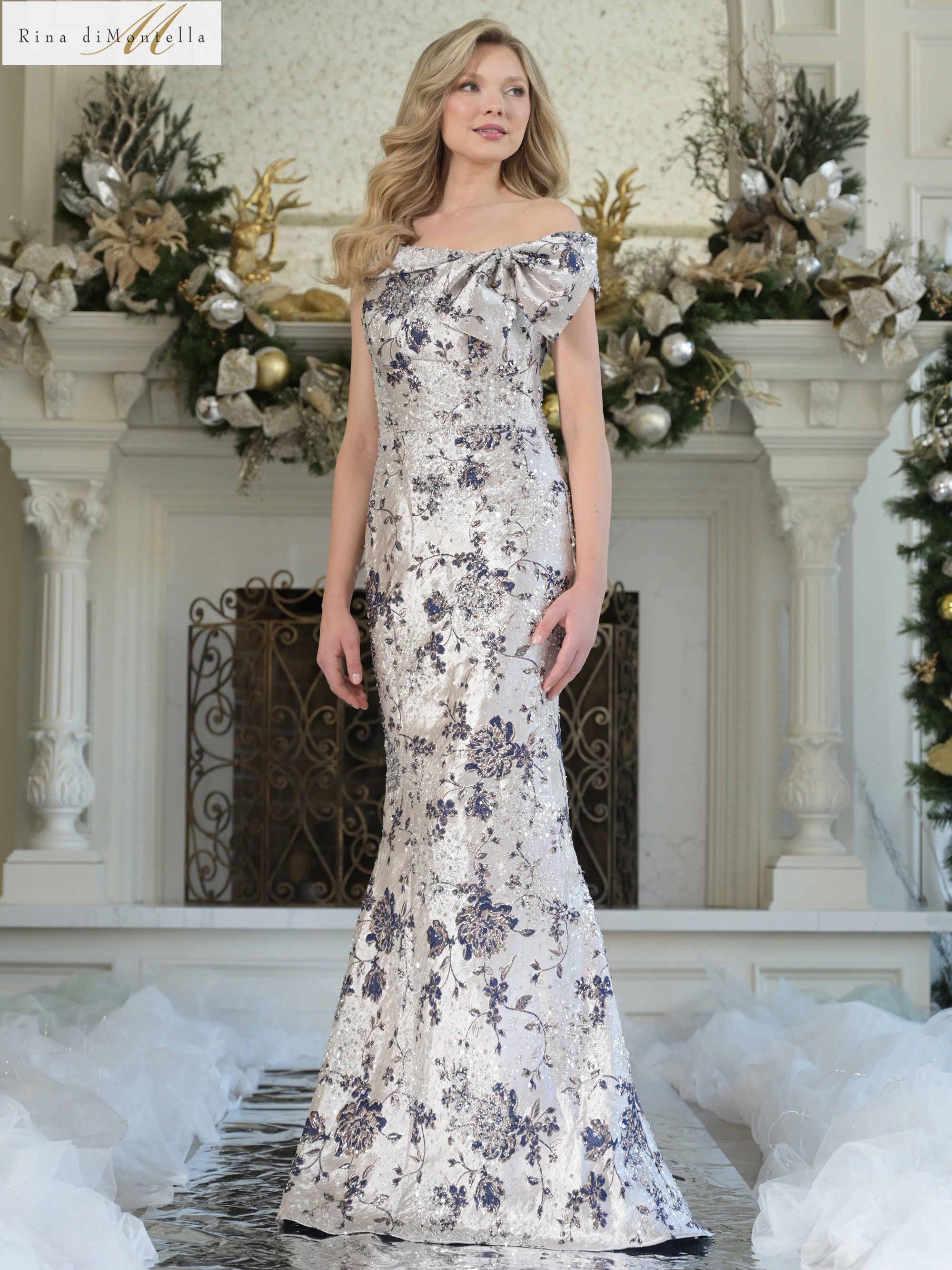Rina Di Montella by Colors - RD3106 Navy Multi