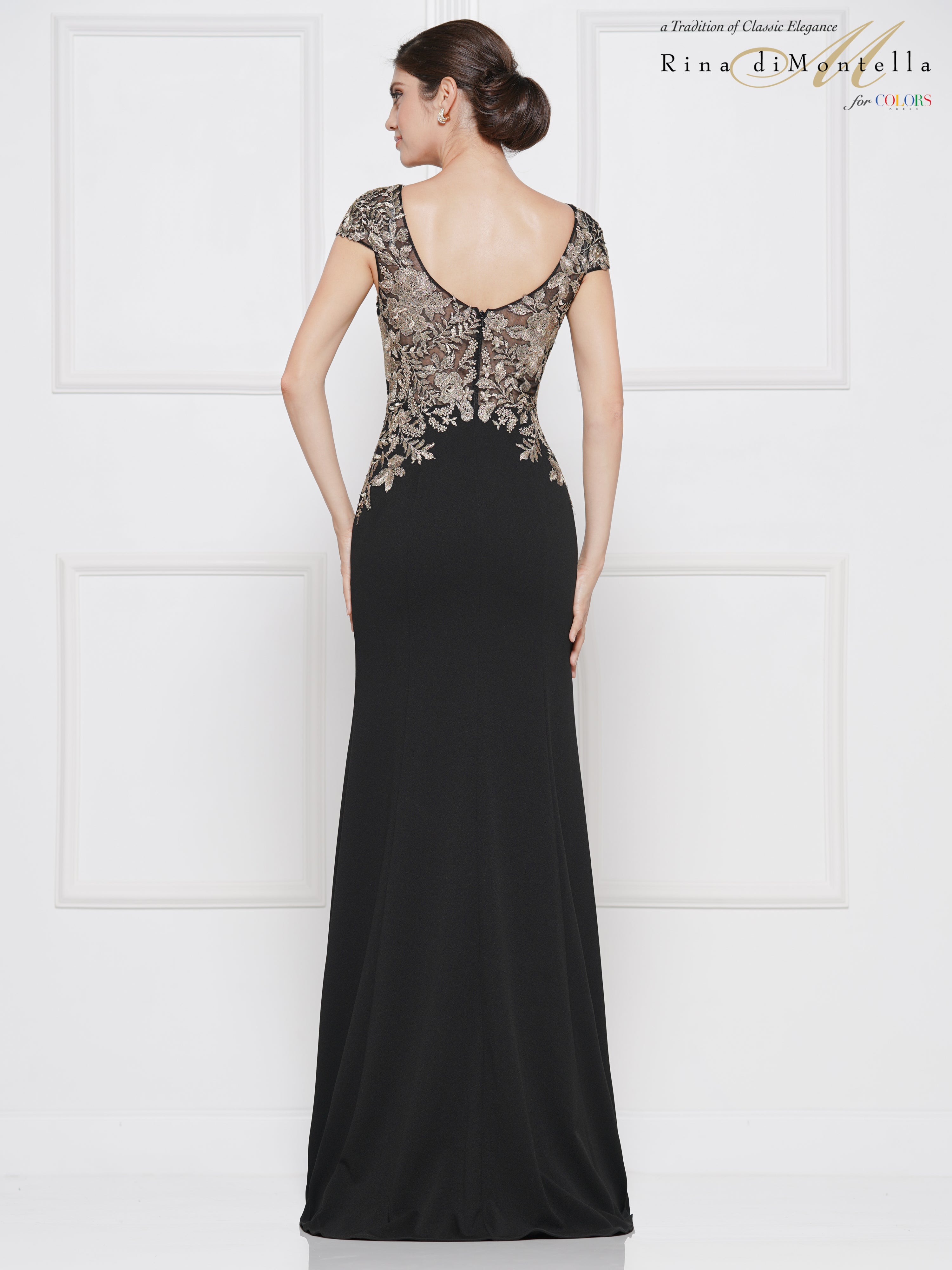 Rina Di Montella by Colors - RD2652 Black/gold