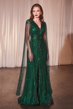 Ladivine Dress CD0239 - Emerald