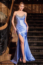 Ladivine Dress CDS529 - Dusty Blue