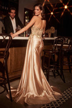 Ladivine Dress CDS530 - Champagne Gold
