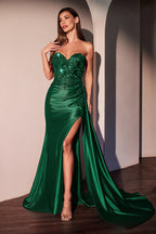 Ladivine Dress CDS530 - Emerald