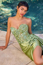 Ladivine Dress CDS530 - Greenery