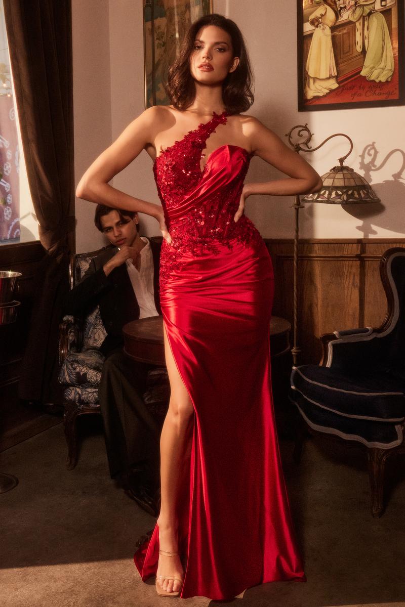 Ladivine Dress CDS535 - Red