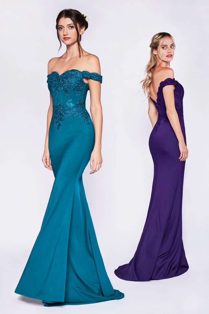 Cinderella Divine Dress CF158 - Eggplant