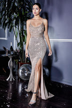 Ladivine Dress CF199 - Champagne