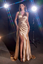 Ladivine Dress CH079 - Gold