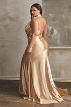 Ladivine Dress CH079C - Gold