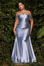 Ladivine Dress CH163C - Dusty Blue