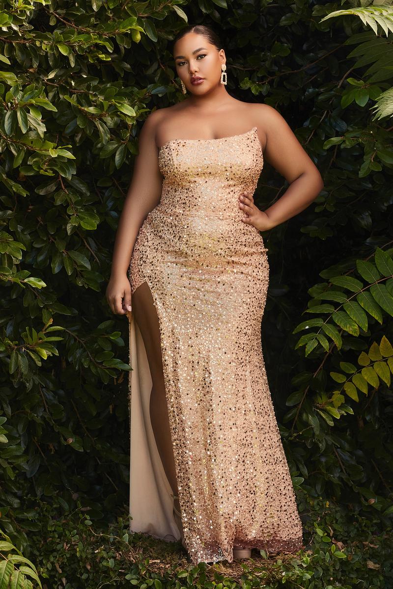 Ladivine Dress CH165 - Rose Gold