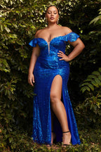 Ladivine Dress CH167C - Royal