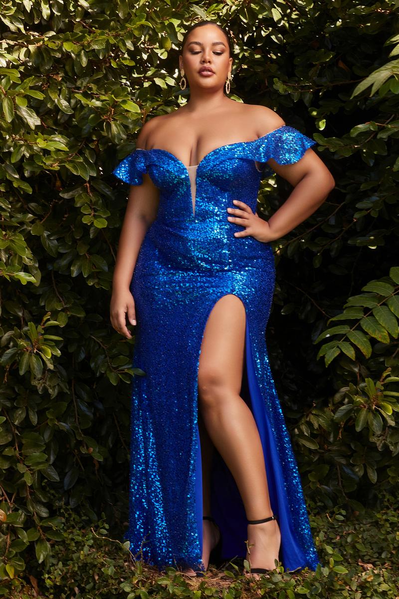 Ladivine Dress CH167C - Royal