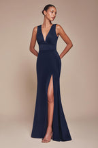 Ladivine Dress CH395 - Navy