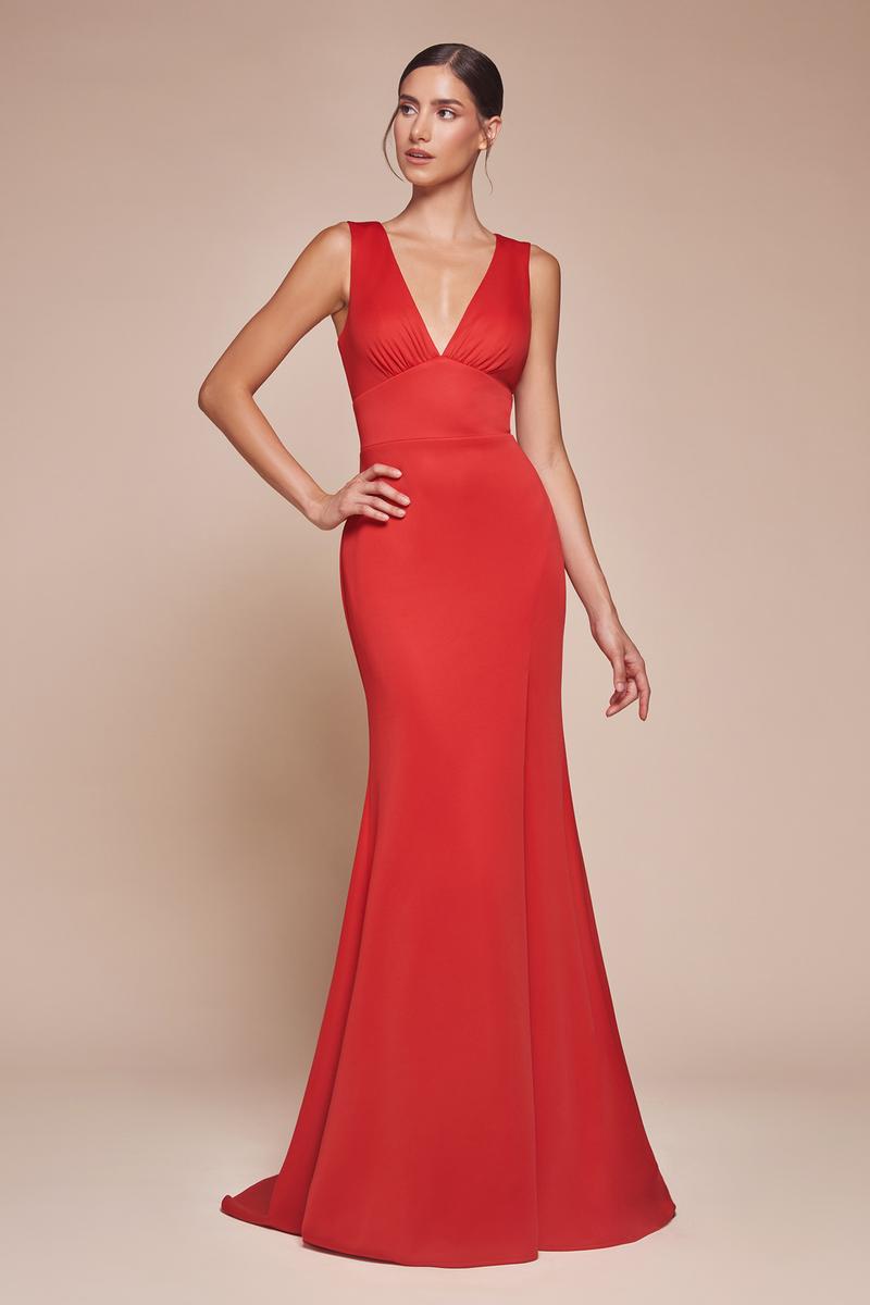 Ladivine Dress CH395 - Red