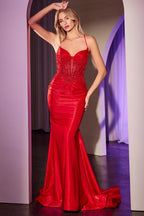 Ladivine Dress CM372 - Red