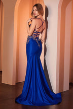 Ladivine Dress CM372 - Royal