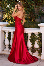 Ladivine Dress CM376 - Red