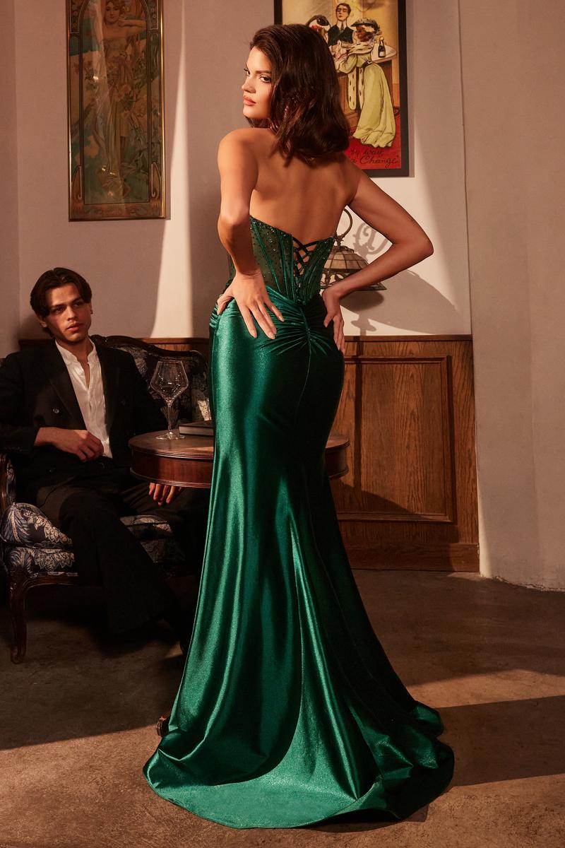Ladivine Dress CM378 - Emerald