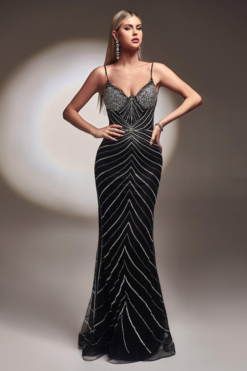 Ladivine Dress CR866 - Black
