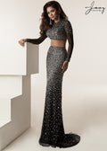 Jasz Couture Dress 6217 - Blacksilver