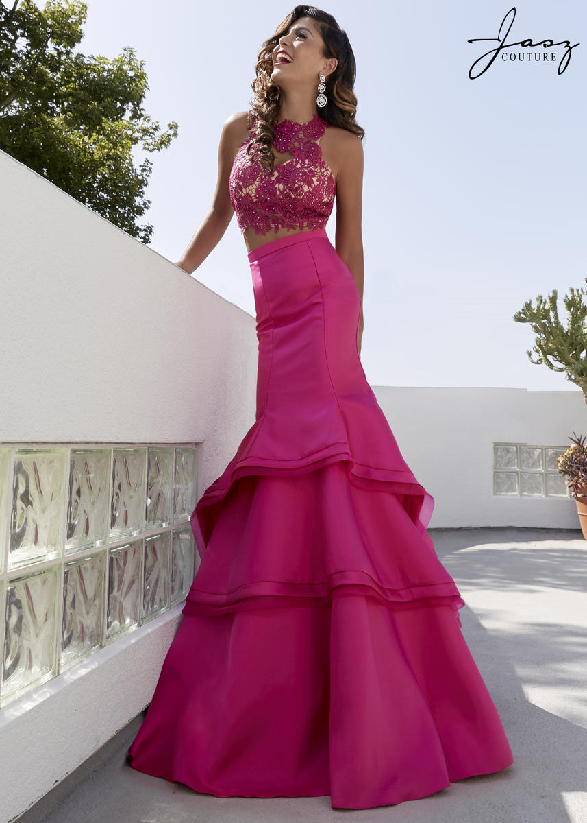 Jasz Couture Dress 6293 - Raspberry