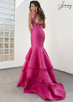 Jasz Couture Dress 6293 - Raspberry